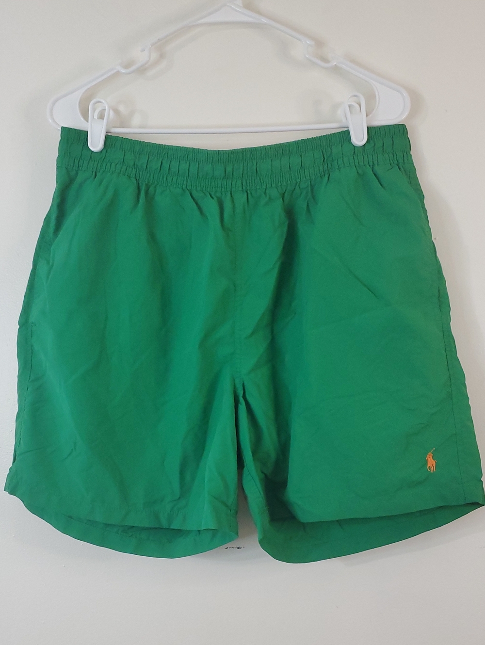 Vintage Polo by Ralph Lauren Green Men's Swim Trunks Size XL Y2K 90's